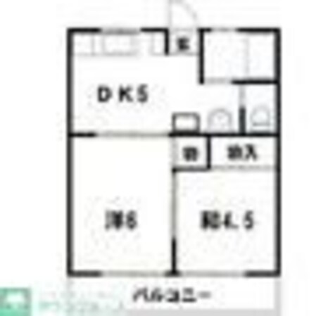 第一東峰コーポの物件間取画像